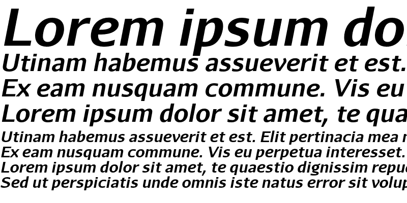 Sample of Aurulent Sans BoldItalic