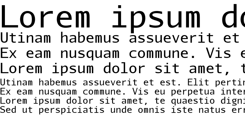 Sample of Aurulent Sans Mono