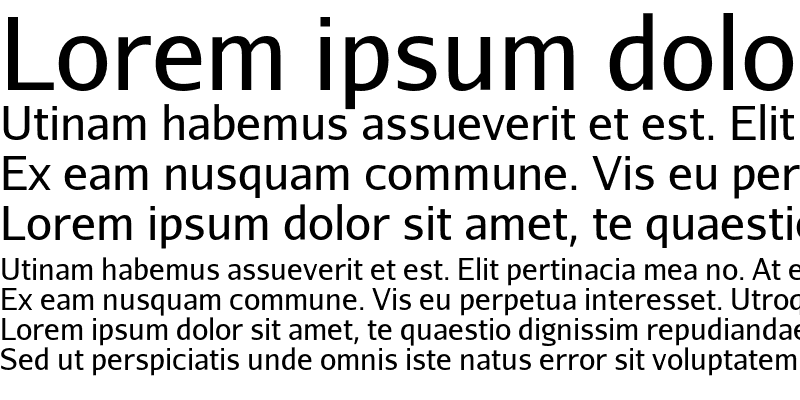 Sample of Aurulent Sans