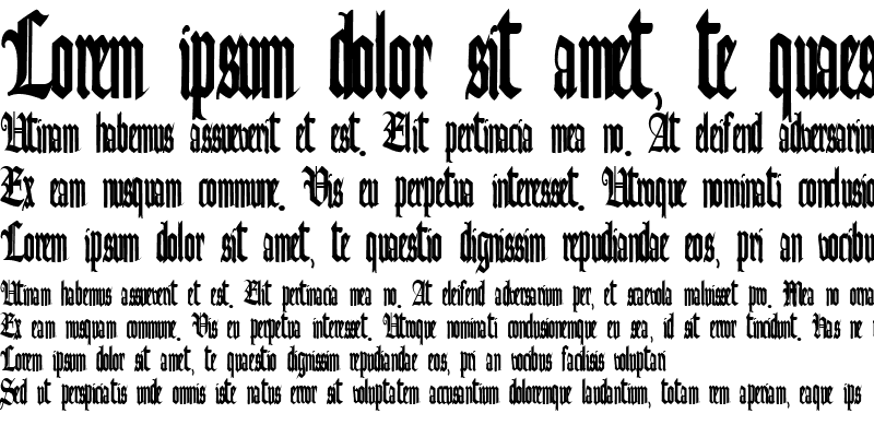 Sample of AuthurFont110