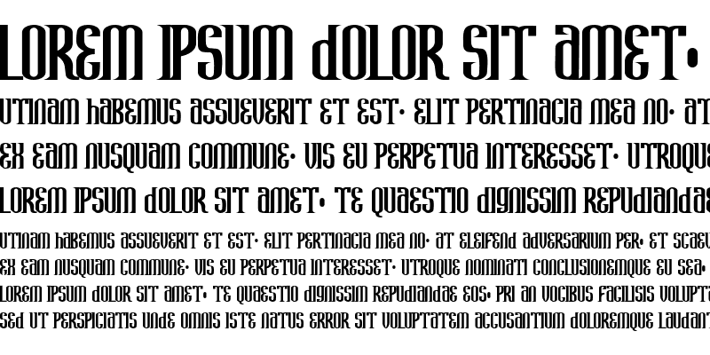 Sample of Avatar Serif