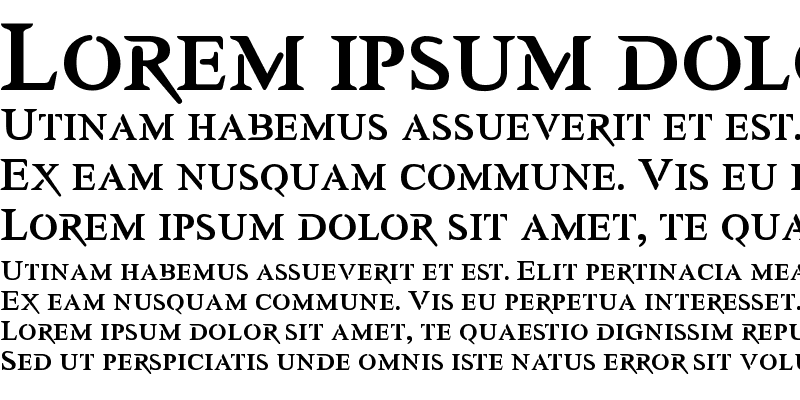 Sample of Awery SmallCaps Regular