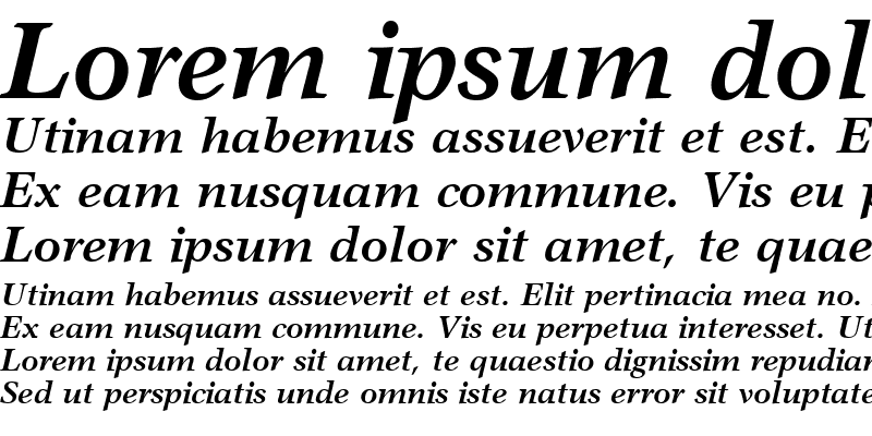 Sample of Axiomatic SSi Bold Italic