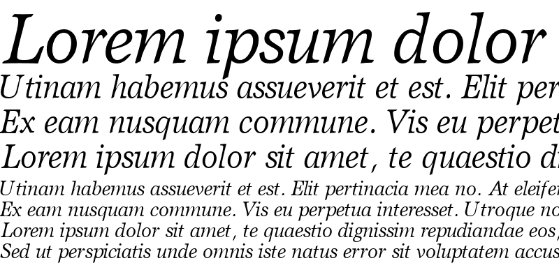 Sample of AxiomaticSSK Italic