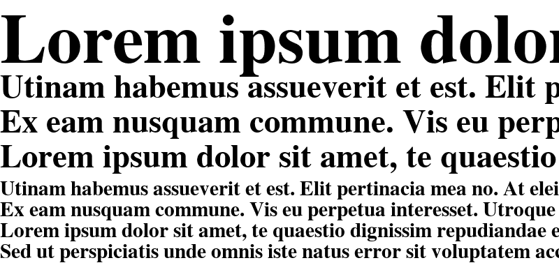 Sample of AZacademiury Bold