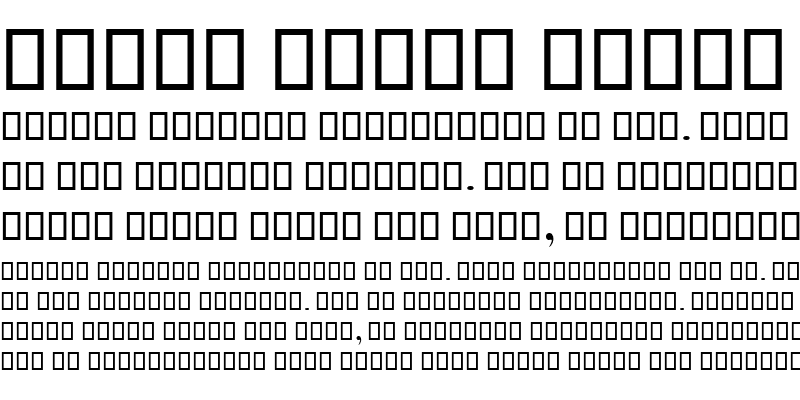 Sample of B Paatch Bold