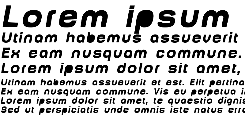 Sample of BabyMineFat Italic
