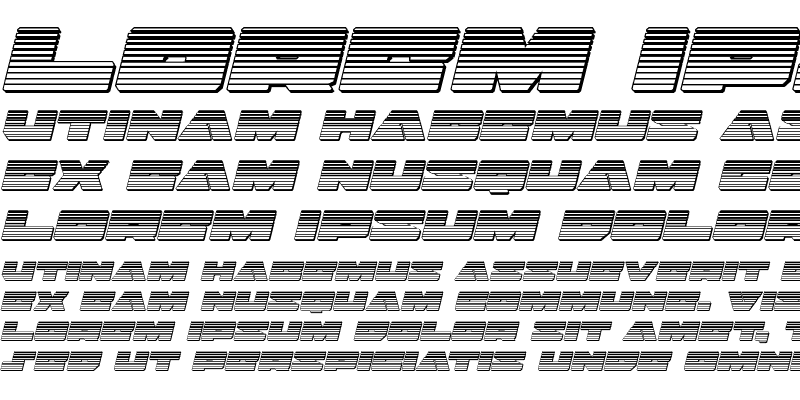 Sample of Bad Axe Chrome Italic Italic