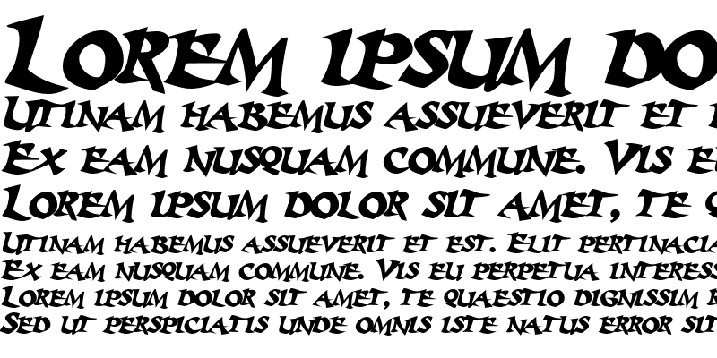 Sample of Baratz Bold Italic