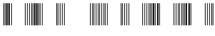 Preview of Barcode 3 of 9 Bold Italic