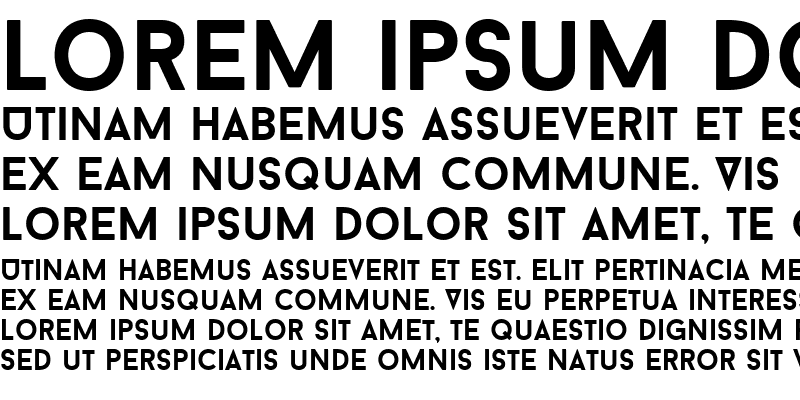 Sample of Baron Neue Bold