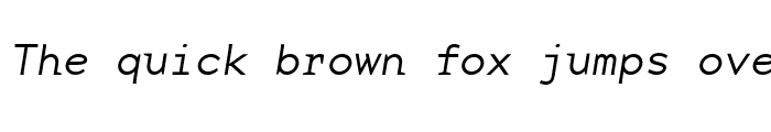 Preview of BaseMonoWide-Thin ThinItalic