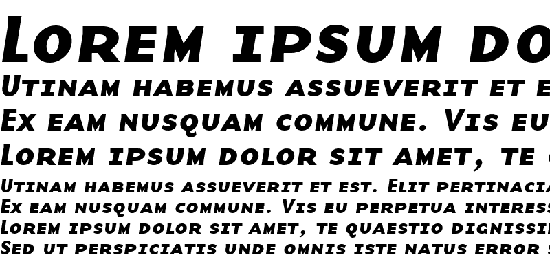 Sample of BaseNineSmallCaps Bold Italic
