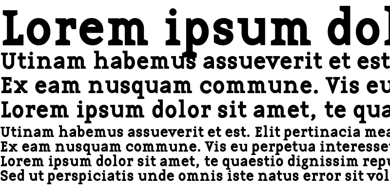 Sample of BaseTwelveSerif, Bold Regular