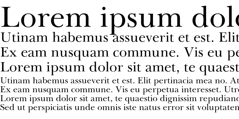 Sample of Baskerville Cyrillic Upright