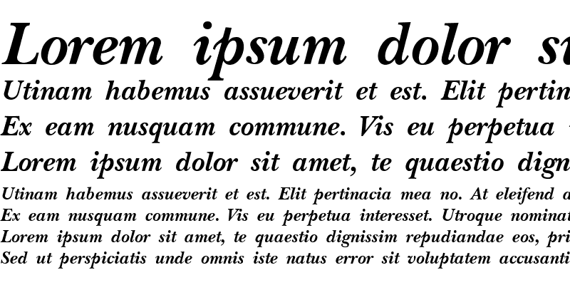 Sample of Baskerville SSi Semi Bold Italic