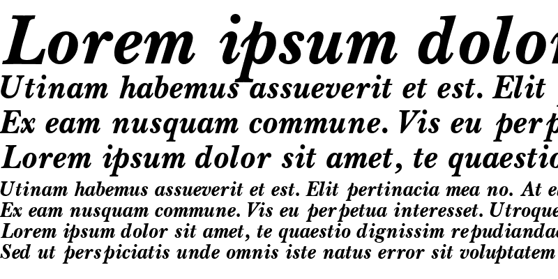 Sample of BaskervilleBlackSSK Italic
