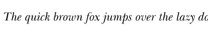 Preview of BaskervilleCyr Upright Italic
