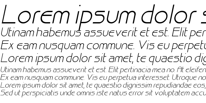 Sample of Basque Italic