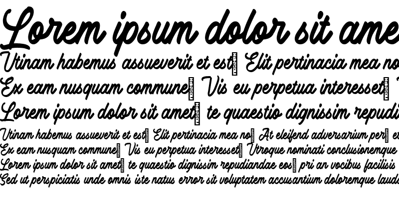 Sample of Battams Regular