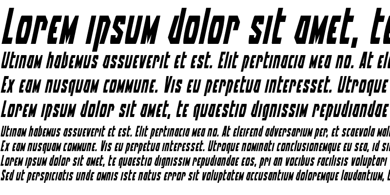 Sample of Battleworld Italic Italic