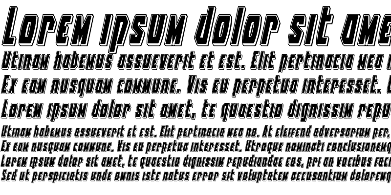 Sample of Battleworld Punch Italic