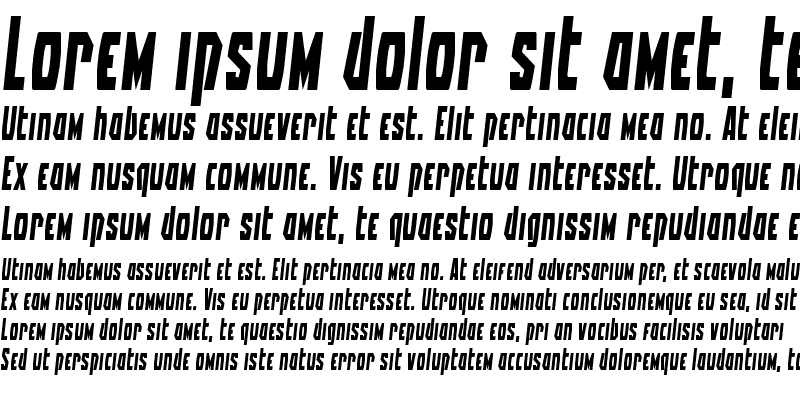 Sample of Battleworld Semi-Italic Semi-Italic