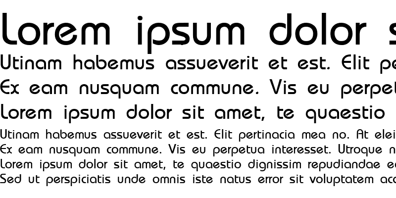 Sample of BauhausThin