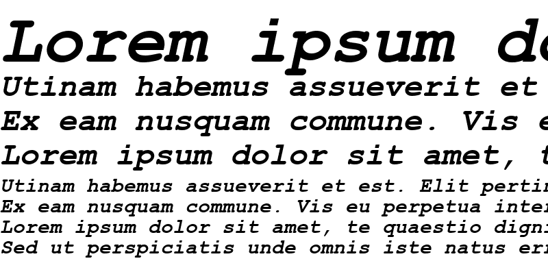 Sample of Bear 2 Bold Italic