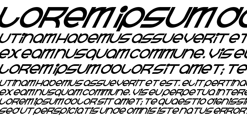 Sample of BeastModeBoldItalic