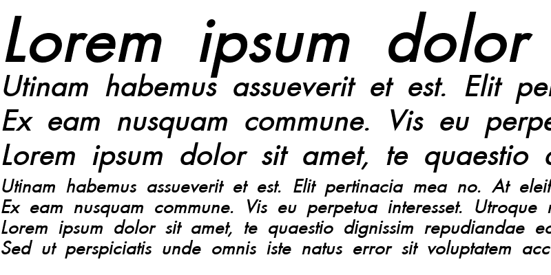 Sample of Beau Bold Italic