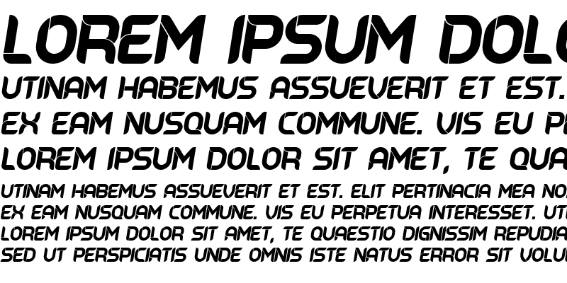 Sample of Belgrado Italic