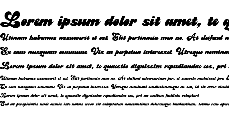 Sample of BenguaitCharisma Script