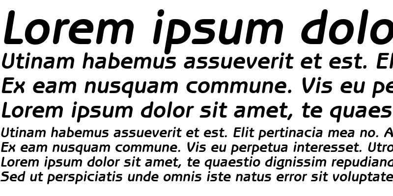Sample of BenguiatGothic LT Medium Bold Italic