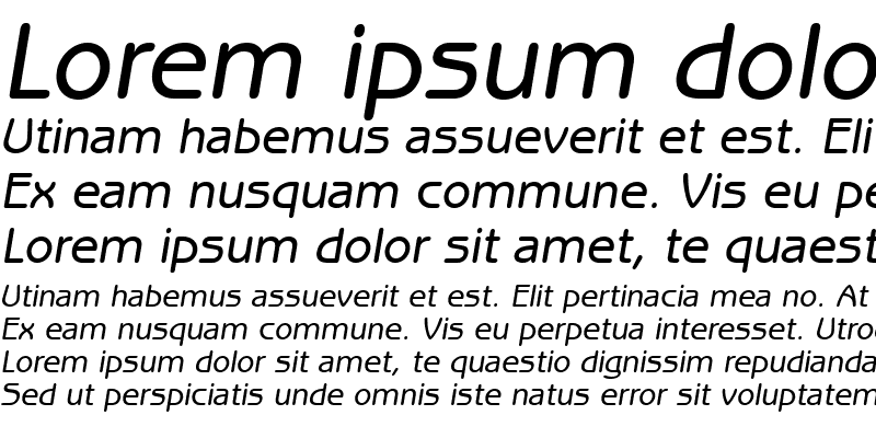 Sample of BenguiatGothic LT Medium Italic
