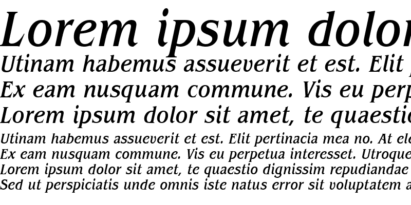 Sample of Benjamin-Cd MediumItalic