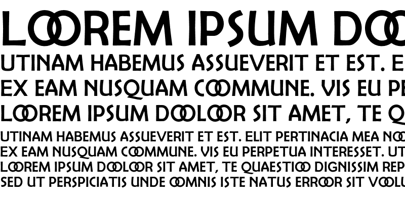 Sample of Berlin Sans Exp