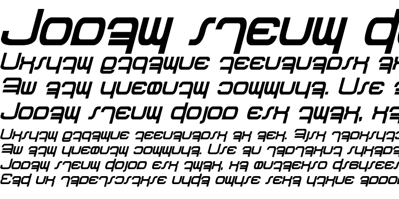 Sample of Betazed Bold Italic