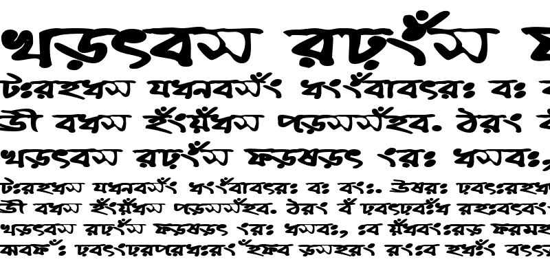 Sample of BhrahmaputraEMJ Bold