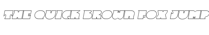 Preview of Big Moma Outline SF Italic