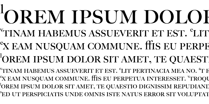 Sample of BigCaslon Exp