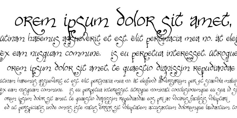 Sample of Bilbo-hand-Bold
