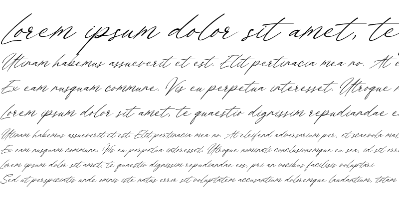 Sample of Billie Bonnie Italic