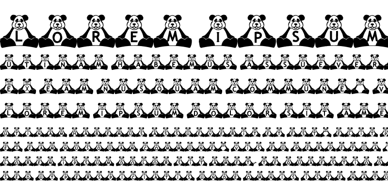 Sample of BillyBears Panda