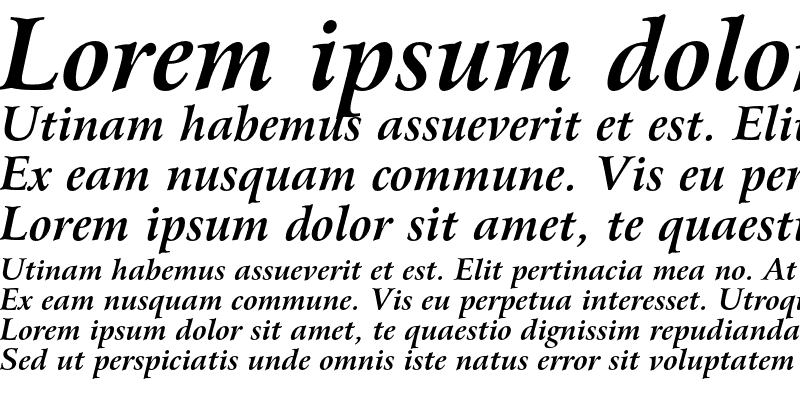 Sample of Bitstream Arrus Bold Italic
