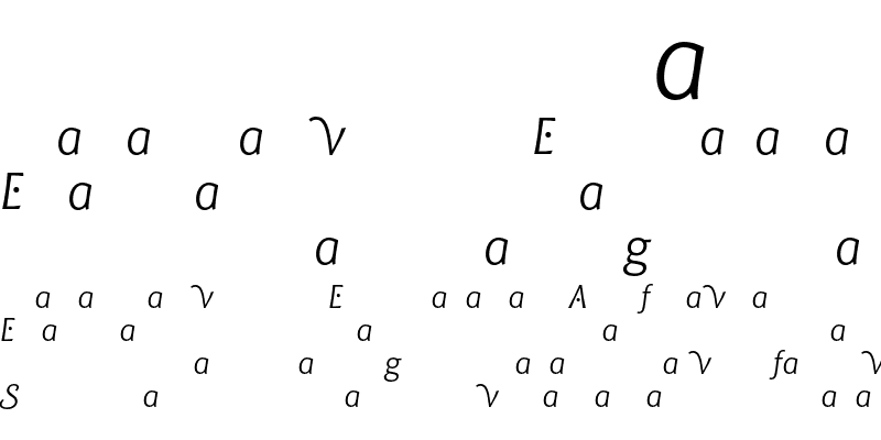 Sample of Bitstream Chianti Alternate Italic