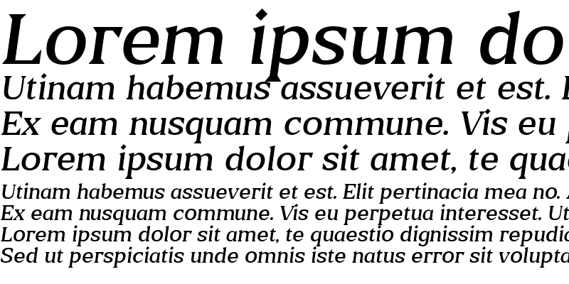 Sample of Blaak Light PERSONAL USE Italic