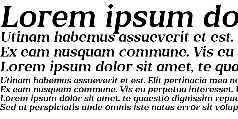Sample of Blaak Regular PERSONAL USE Italic