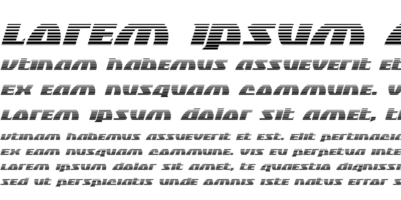 Sample of Black Bishop Gradient Italic Italic