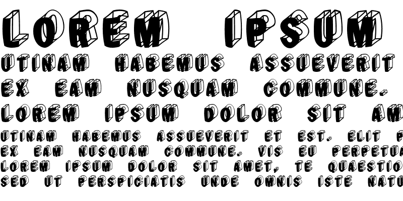 Sample of BlackTypefacesEggs